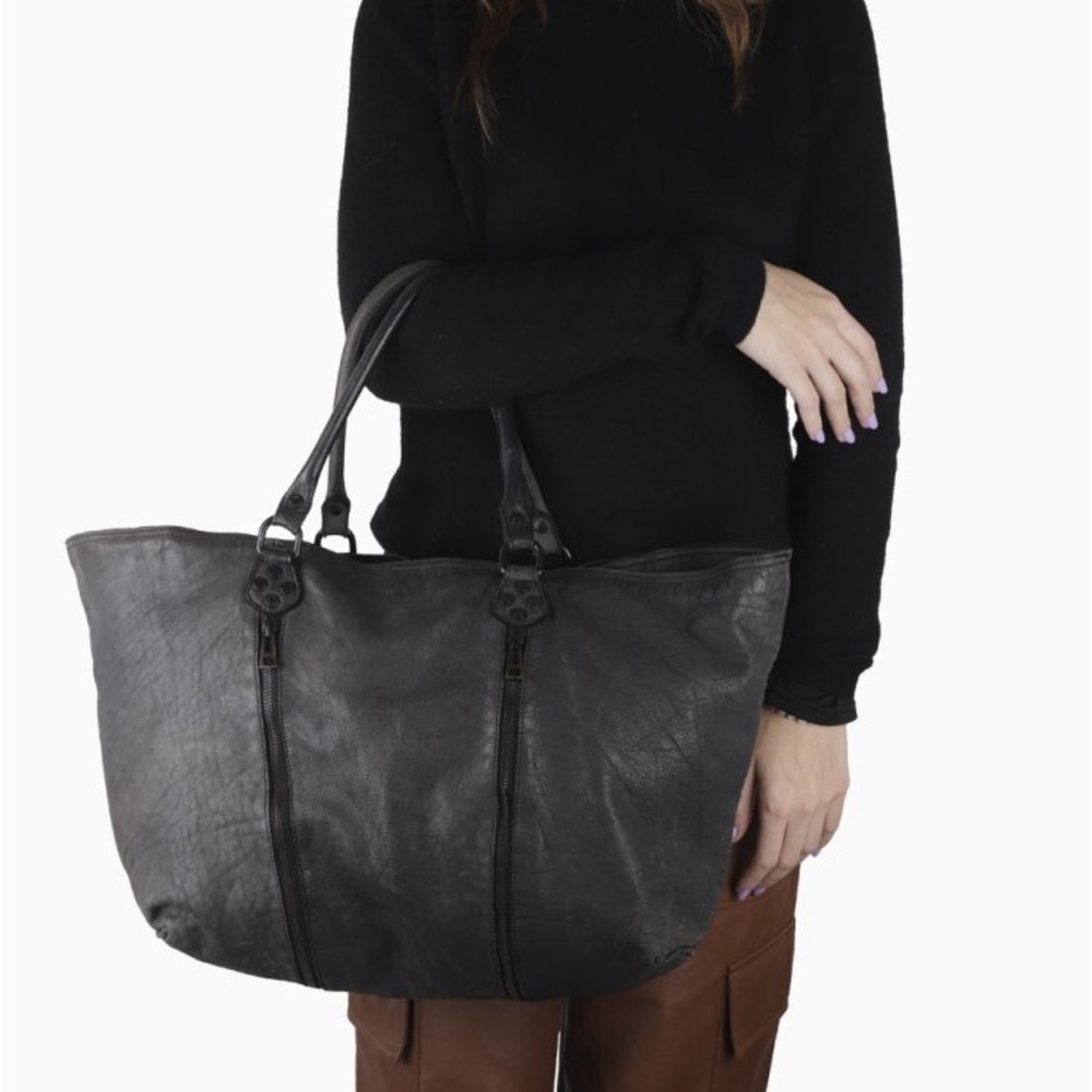 Zadig & Voltaire Leather Expandable Tote NWOT.